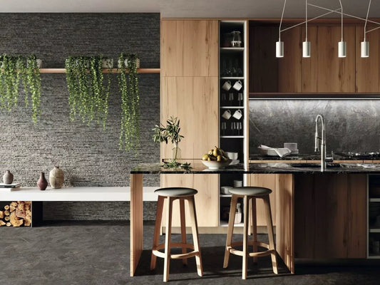 Iguazu Wall Charcoal
