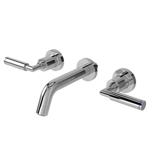 Ego II Lever Handle Combination Wall Type Lavatory Faucet